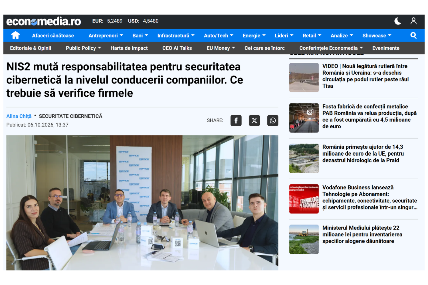 Comunicat de presă