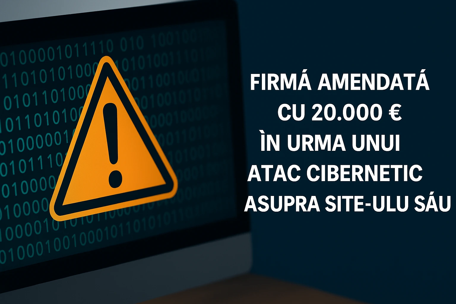 O companie sancționată cu 20.000 de euro în urma unui atac cibernetic care a compromis datele clienților