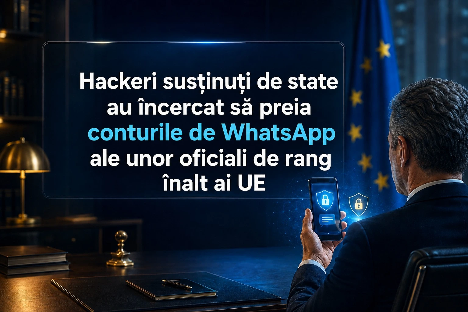 Hackeri susținuți de state au încercat să preia conturile de WhatsApp ale unor oficiali de rang înalt ai UE
